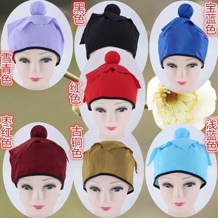 戏曲头饰古装戏曲剧武大郎帽家丁家奴小二帽子书童董永帽子一把抓