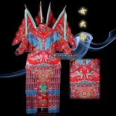 京剧演出专业挂帅杨门女将穆桂英扈三娘戏曲服女大靠武旦刀马旦