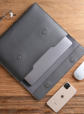 内胆包适用于苹果macbook新款pro16寸air13华为matebook14联想小新笔记本电脑包女M4戴尔惠普保护套皮套便携