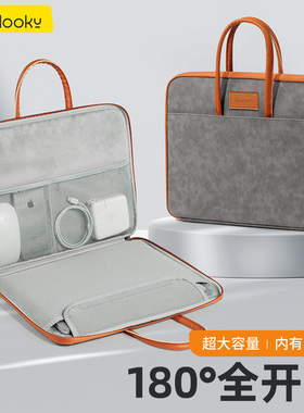 新款电脑包16寸适用于华为matebook14苹果macbook pro手提联想小新air13笔记本包女内胆包男15.6英寸通勤
