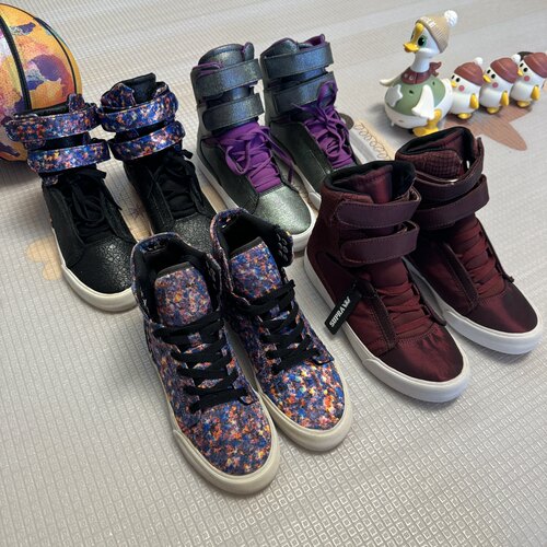 牡牧 SUPRA TK SOCIETY男女高帮鞋魔术贴款小码库存清仓合集特价