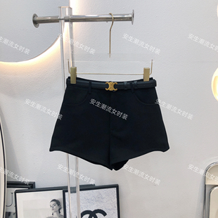 秋冬新款短裤女高腰黑色修身显瘦韩版网红a字阔腿气质百搭西装裤