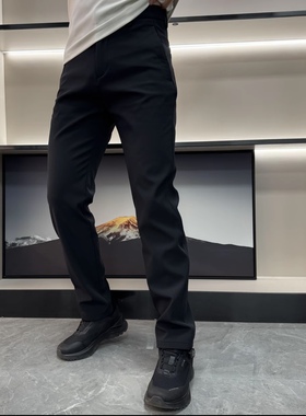 5081男士高品质商务休闲直筒修身显瘦保暖加绒户外裤