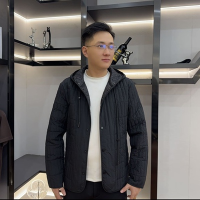 秋冬爆款男士高品质时尚保暖休闲商务百搭连帽加棉棉服外套25360