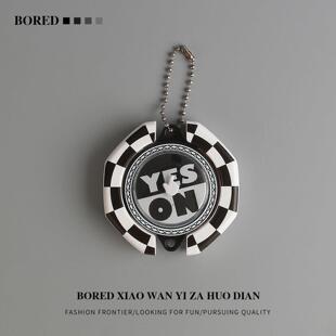 新疆包邮“YES/NO决策神器”无聊瞭就玩玩这个好运气幸运转盘挂件