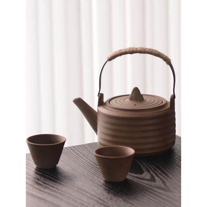 新疆包邮围炉煮茶家用壶炉茶壶茶杯日式明火炭炉器陶瓷粗陶提梁壶,餐饮具,功夫茶具,淘宝优惠券,粉丝福利购,淘宝优惠卷