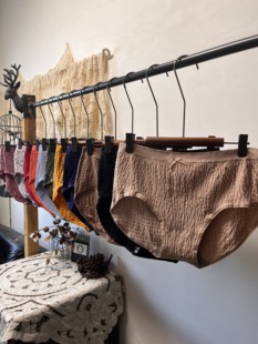 2尺4 新款 头泡泡棉三角内裤 简约200斤马卡龙彩色裤 4尺5 外贸大码