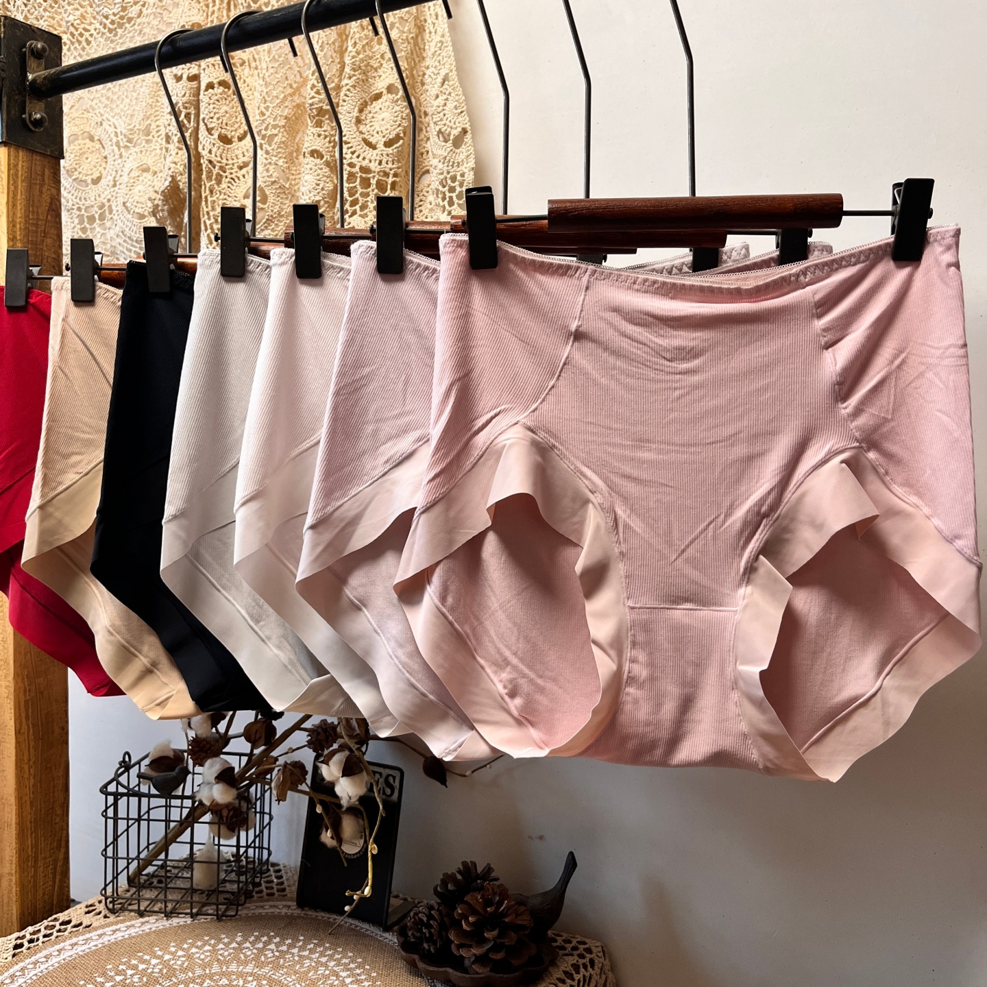 大码奶呼呼软糯裤头舒适高腰