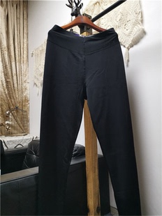 2尺4 加肥加大高腰保暖棉裤 4尺5 250斤特大码 380克黑色滑面女130