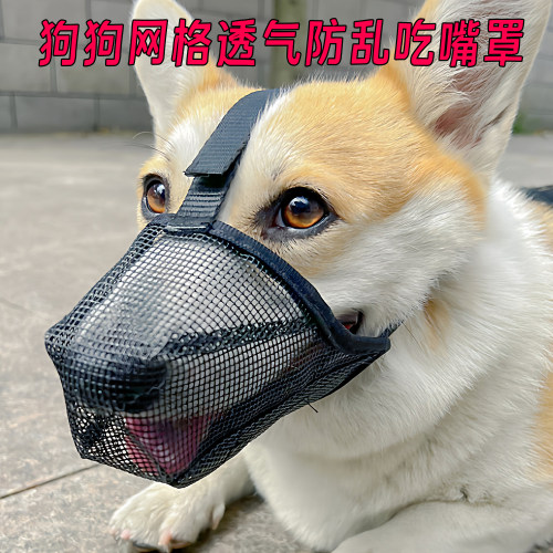 DogMuzzle网格透气狗嘴套