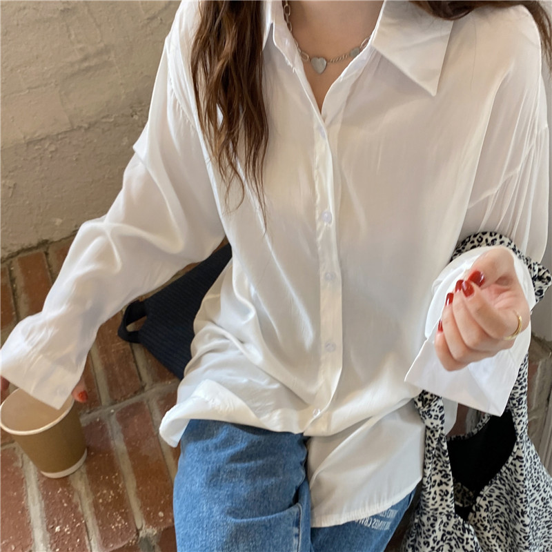 Real price long sleeve shirt Han Feng design sense small crowd long sleeve top sunscreen clothing