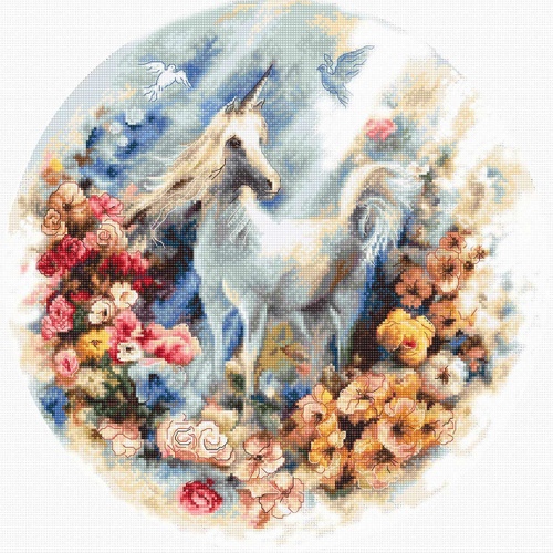 LETI 903 独角兽 十字绣 saga格式XSD重绘源文件电子图纸