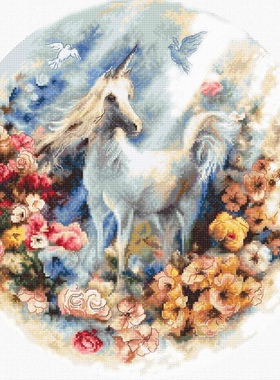 LETI 903 独角兽 十字绣 saga格式XSD重绘源文件电子图纸