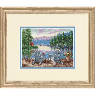 Dim70-65231 湖畔早晨 十字绣 saga格式XSD重绘源文件电子图纸