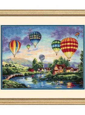 Dim35213热汽球 十字绣 saga格式XSD重绘源文件电子图纸