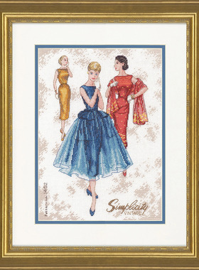 Dim70-35369Simplicity Vintage 十字绣 saga格式XSD重绘电子图纸