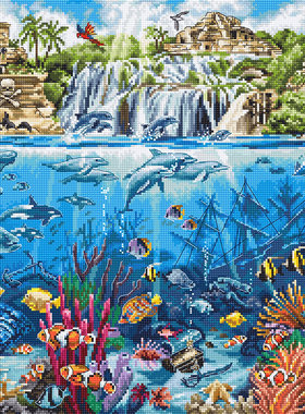 LETI  L8036 海盗岛 十字绣 saga格式XSD重绘源文件电子图纸