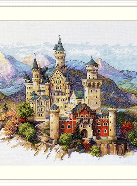 Merejka K-201 新天鹅堡 十字绣 saga格式XSD重绘源文件电子图纸