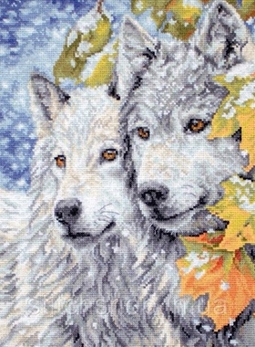 LETI 913 雪狼 十字绣 saga格式XSD重绘源文件电子图纸