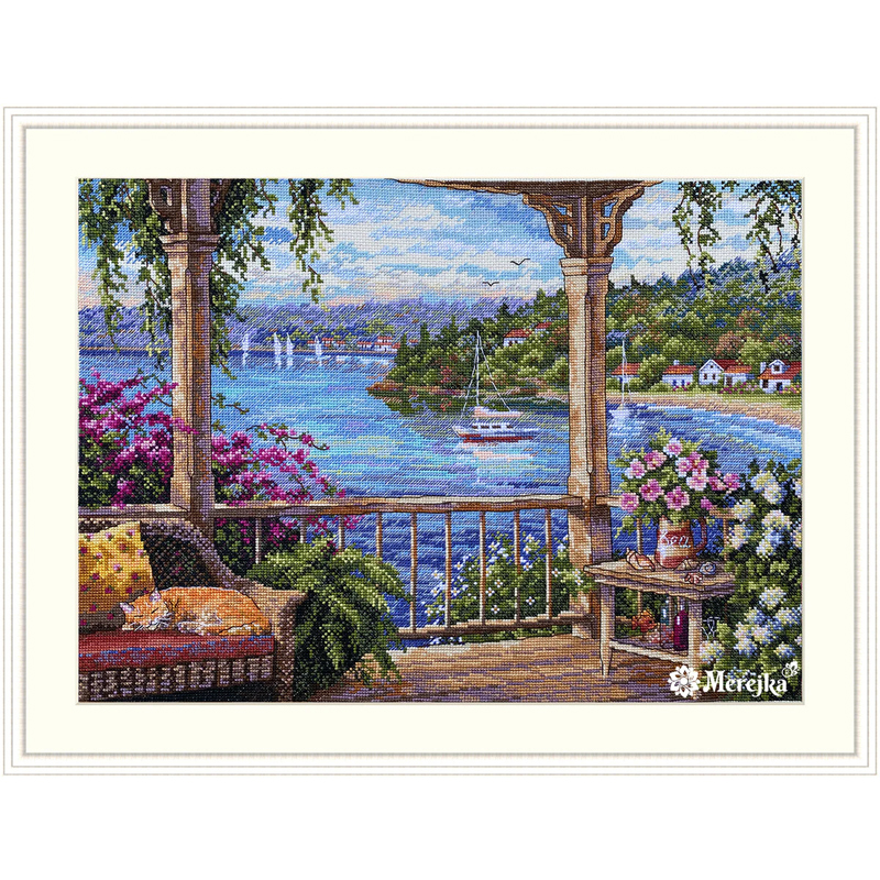 Merejka K-184 宁静海湾 十字绣 saga格式XSD重绘源文件电子图纸