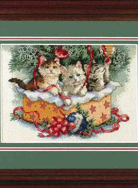 Dim08657 猫咪与玩具 十字绣 saga格式XSD重绘源文件电子图纸