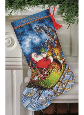 Dim圣诞老人袜子系列之二 十字绣 saga格式XSD重绘源文件电子图纸