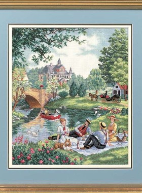 Dim35065 野餐 十字绣 saga格式XSD重绘源文件电子图纸