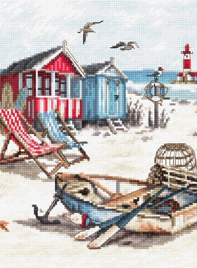 LETI 972 沙滩  十字绣 saga格式XSD重绘源文件电子图纸