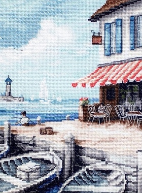 LETI 908 海港 十字绣 saga格式XSD重绘源文件电子图纸