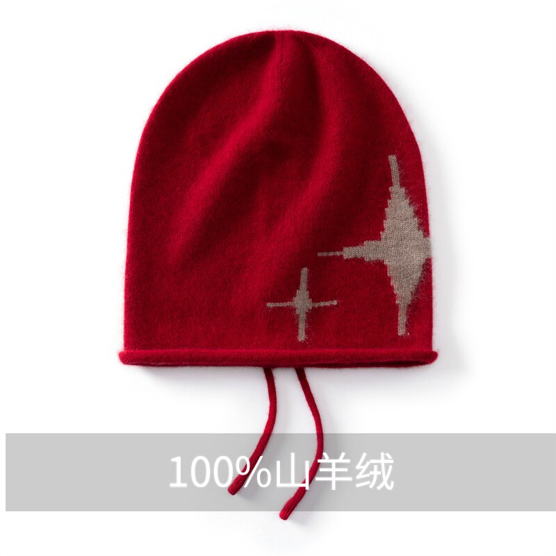 抽绳设计百搭显脸小堆堆帽