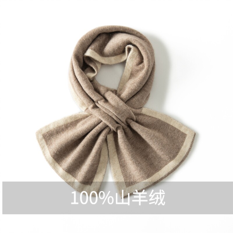 100%纯羊绒围巾女秋冬