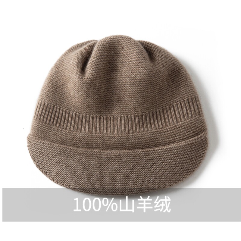 毛线帽加厚针织帽时尚包头帽