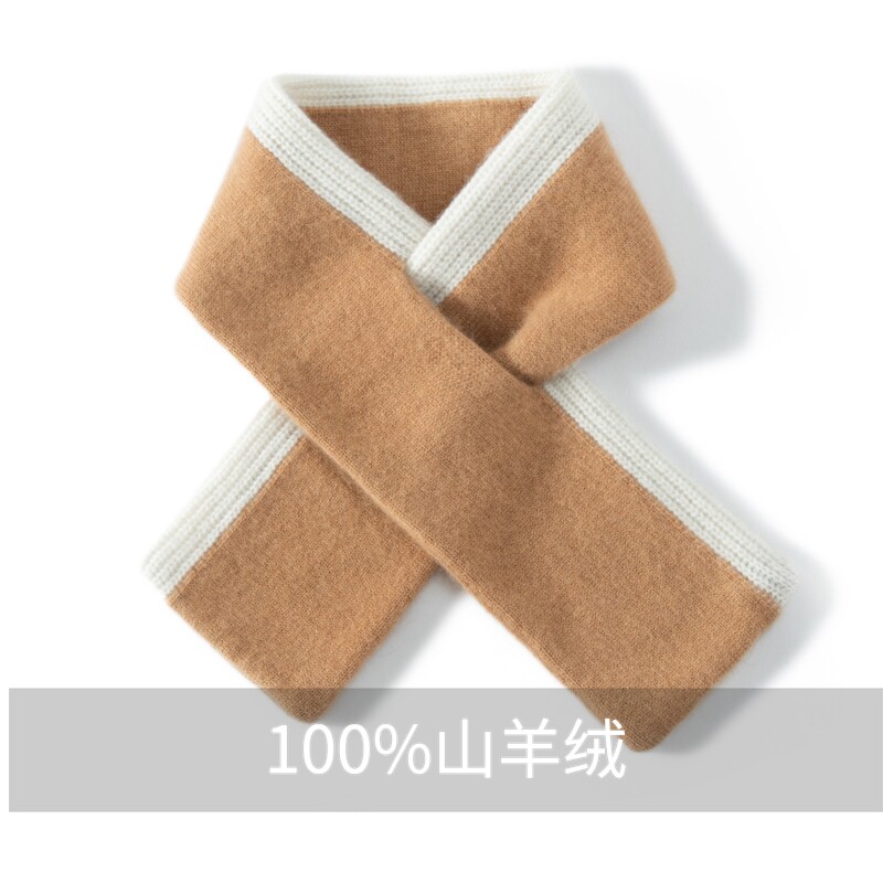 双面穿孔围脖加厚护颈假领子