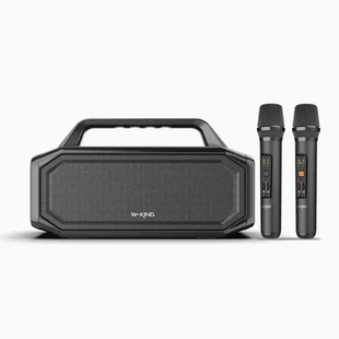 维尔晶D11手提便携K歌蓝牙音响U盘播放炫酷灯效六级防水低音炮