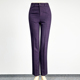 裤 西裤 直筒裤 2025职业装 品牌紫色格子西装 显高铅笔裤 长裤 中腰修身