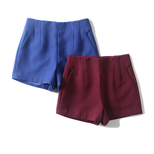 新款 简约风纯色外穿款 女百搭款 春季 休闲裤 女装 短裤 姐姐优品 靴裤