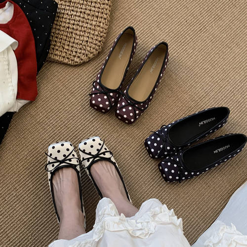 芭蕾风波点内增高蝴蝶结玛丽珍