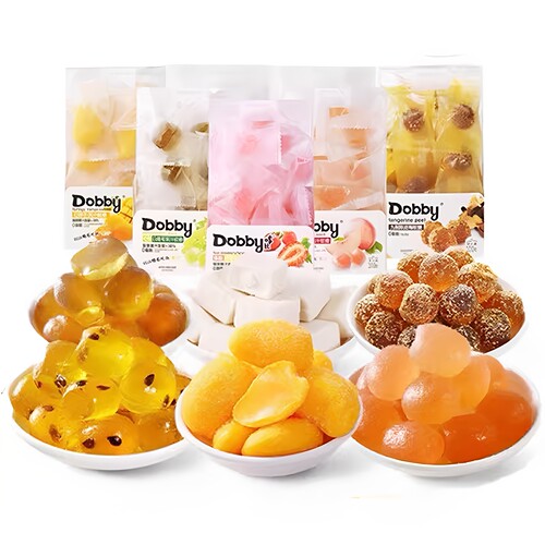 哆比dobby果汁软糖喜糖果100g