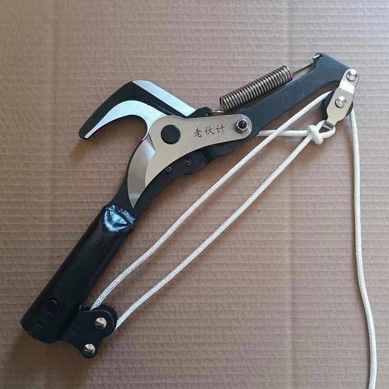 高枝剪弹簧刀片佐藤木高枝剪头2轮3轮省力高空剪刀果树修枝剪子