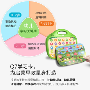 幼儿益智早教机思维机 易读宝Q7学习机点读机 宝宝玩具故事机