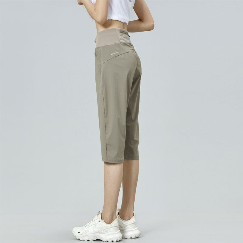 2026夏季新款女士冰丝速干跑步七分裤薄款宽松健身大码显瘦休闲裤