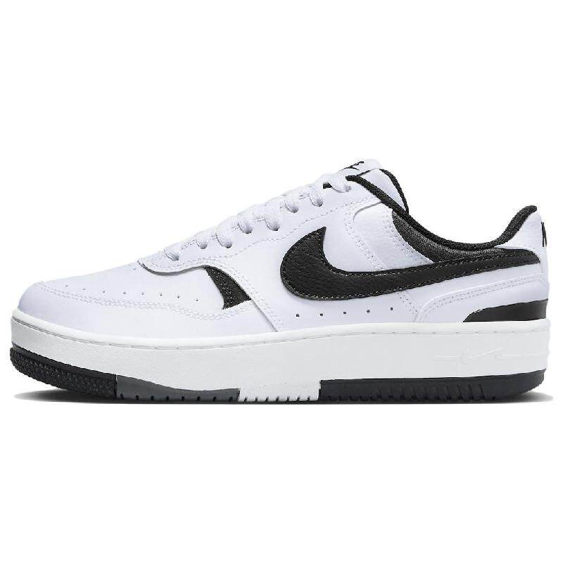 Nike Gamma Force White Black 低帮 板鞋 女款 黑白