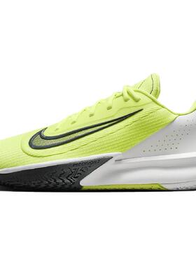 Nike Precision 7 舒适 减震 低帮 篮球鞋 男款 荧光黄