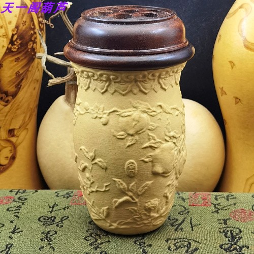 常勇杰花模福寿双全棒子蝈蝈葫芦