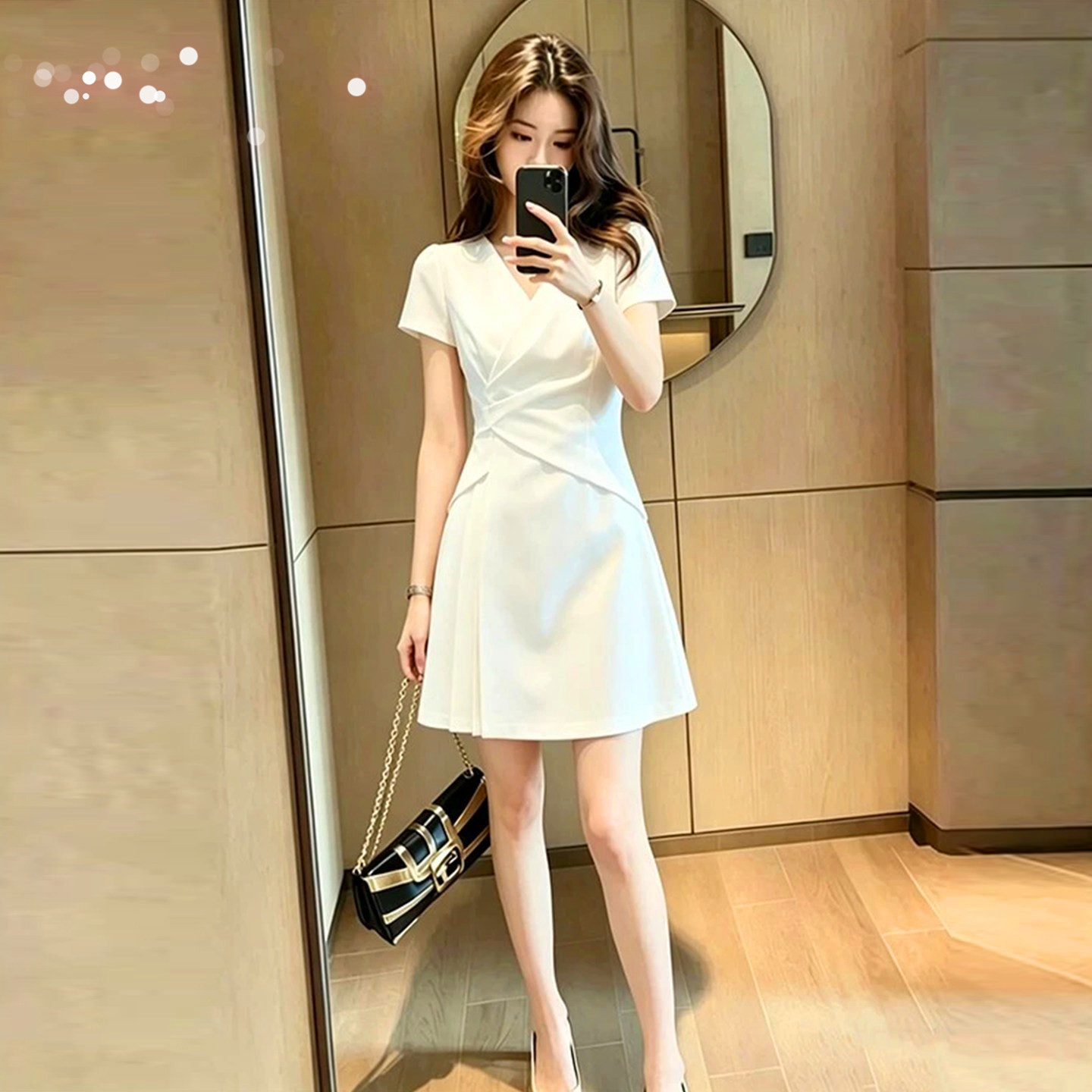 时尚休闲小个子连衣裙女2026年夏