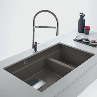 KNG120瑞士弗兰卡FRANKE厨房花岗岩水槽台上台下大双槽沥水篮