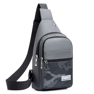 休闲男士 多功能胸包 斜挎包轻便防水包单肩防水潮流轻便胸前包时尚
