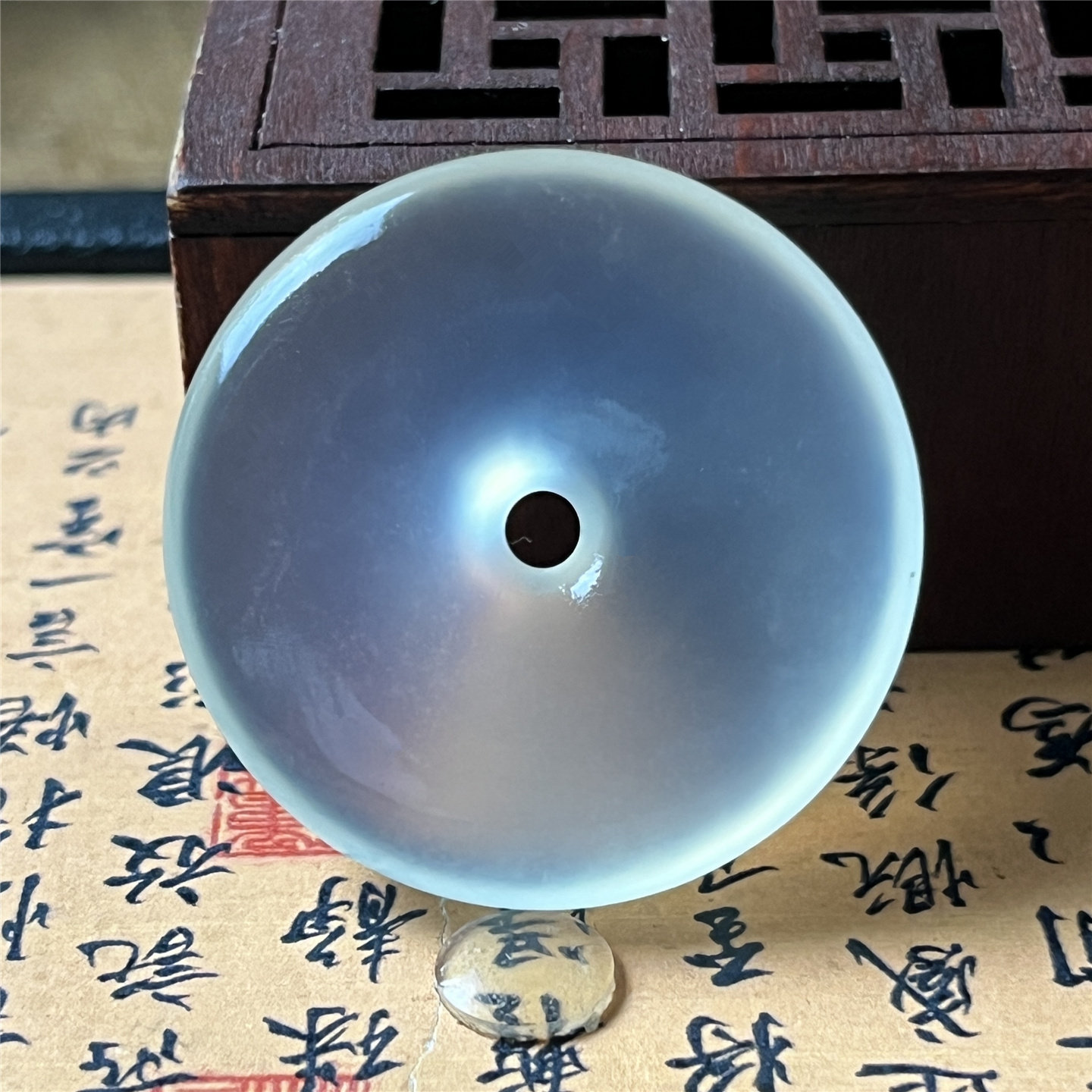 天然岫玉平安扣吊坠保真高品质仿古圆润玉石挂件收藏级别高品质玉