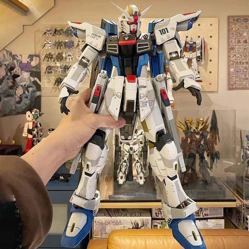 积木男孩拼装玩具高达模型HG独角兽红异端能天使强袭自由敢达