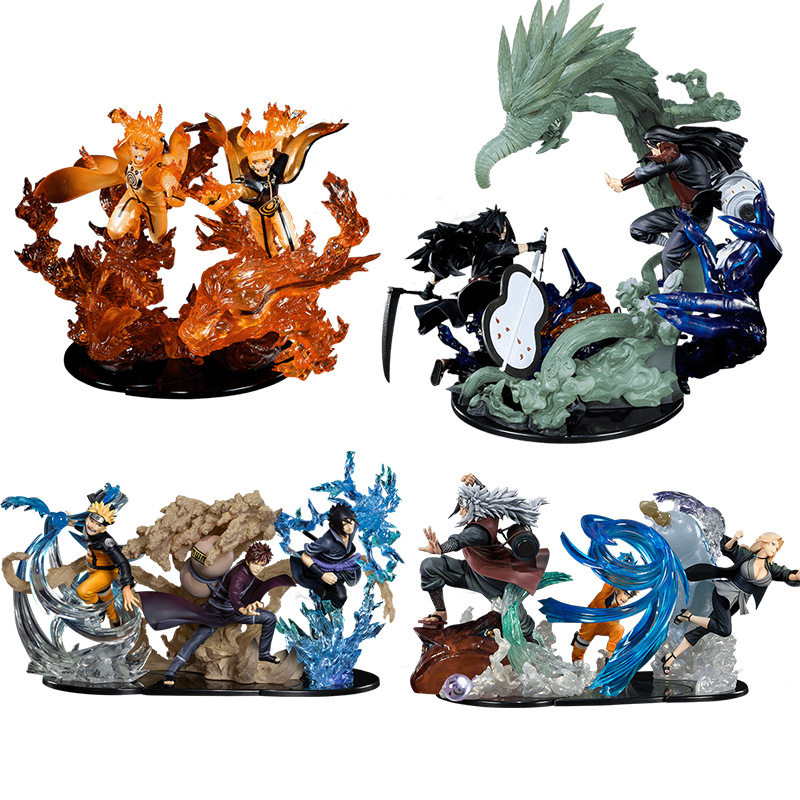 万代Zero 火影忍者 波风水门千手柱间纲手自来也宇智波斑鸣人手办